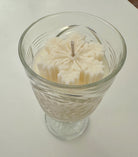 Weihnachtskerzen Eiskristall im Glas | Duftkerze Sojawachs im Glas als Geschenkidee Mitbringsel