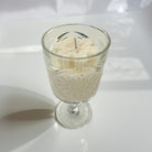 Weihnachtskerzen Eiskristall im Glas | Duftkerze Sojawachs im Glas als Geschenkidee Mitbringsel