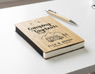Camping Tagebuch personalisiert mit Name, Titel, Headline | Camper Notizbuch | Bambus Einband | Logbuch liniert inkl. Bambus Kugelschreiber