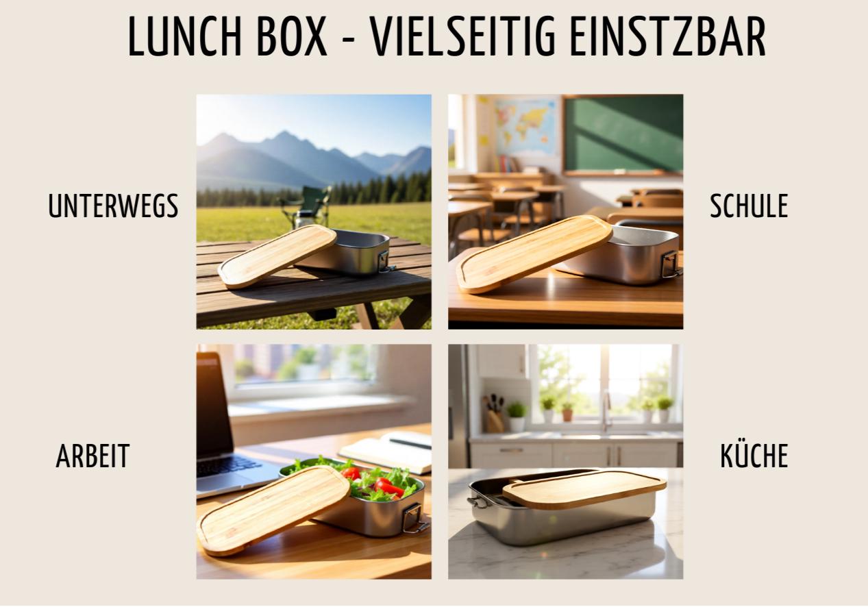 Brotdose für Camper | Camping Lunchbox mit Namen | Camper Frühstück | Geschenk Camping personalisiert
