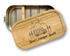 Brotdose für Camper | personalisierte Camping Lunchbox | Camper Frühstück | Geschenk Camping