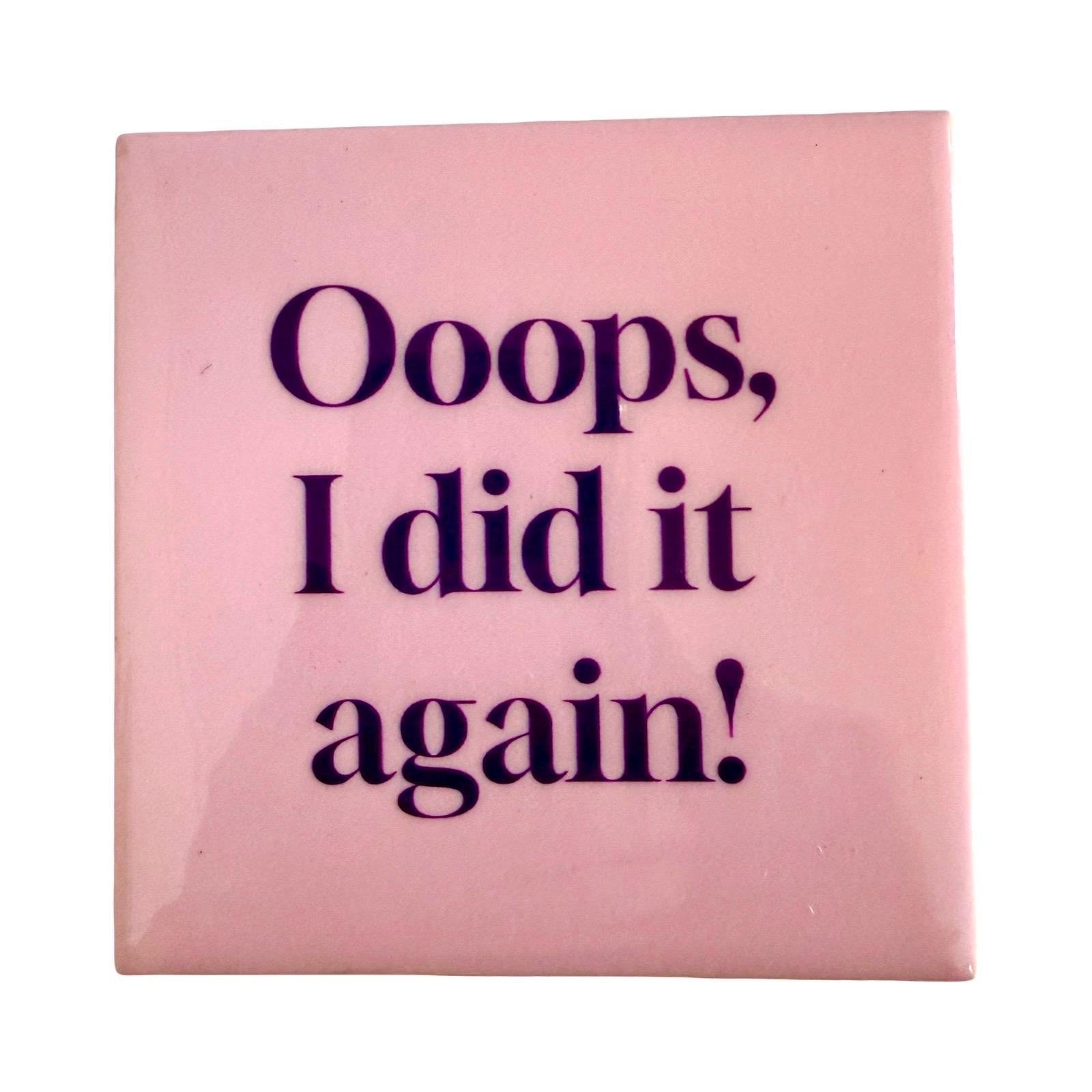 Freche Fliesen | Kacheln mit lustigen Sprüchen | statt Karten | witzige Wanddeko | 10 x 10 cm Tile