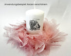 Oster Kerzen DIY | 30 Sticker im Vintage Look | für Wasserschiebefolie | digitaler download