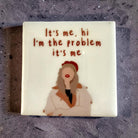 Mini Fliesen Magnete | kleine Kacheln mit Sprüchen | Magnet Taylor | Swiftie Geschenk | 4,5 x 4,5 Tile