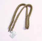 Makramee Handygurt dick beige mit Goldfäden | geflochtene Handy Kordel | Phone Strap Boho – Handykette | stylisch & stabil