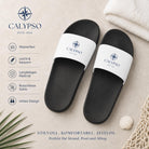Personalisierte Badelatschen mit Bootsname | Geschenk für Bootsbesitzer | Maritime Slides mit Bootsnamen | Yacht Geschenk | Segelurlaub