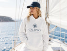 Personalisierter Oversized Hoodie mit Bootsname – Unisex Hoodie für Segler, Bootseigner & Yachtfans | blau oder weiß