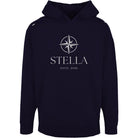 Personalisierter Oversized Hoodie mit Bootsname – Unisex Hoodie für Segler, Bootseigner & Yachtfans | blau oder weiß
