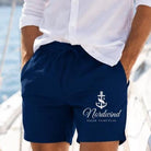 Personalisierte Herren-Shorts mit Bootsname – maritime Shorts für Segler, Skipper & Bootsliebhaber