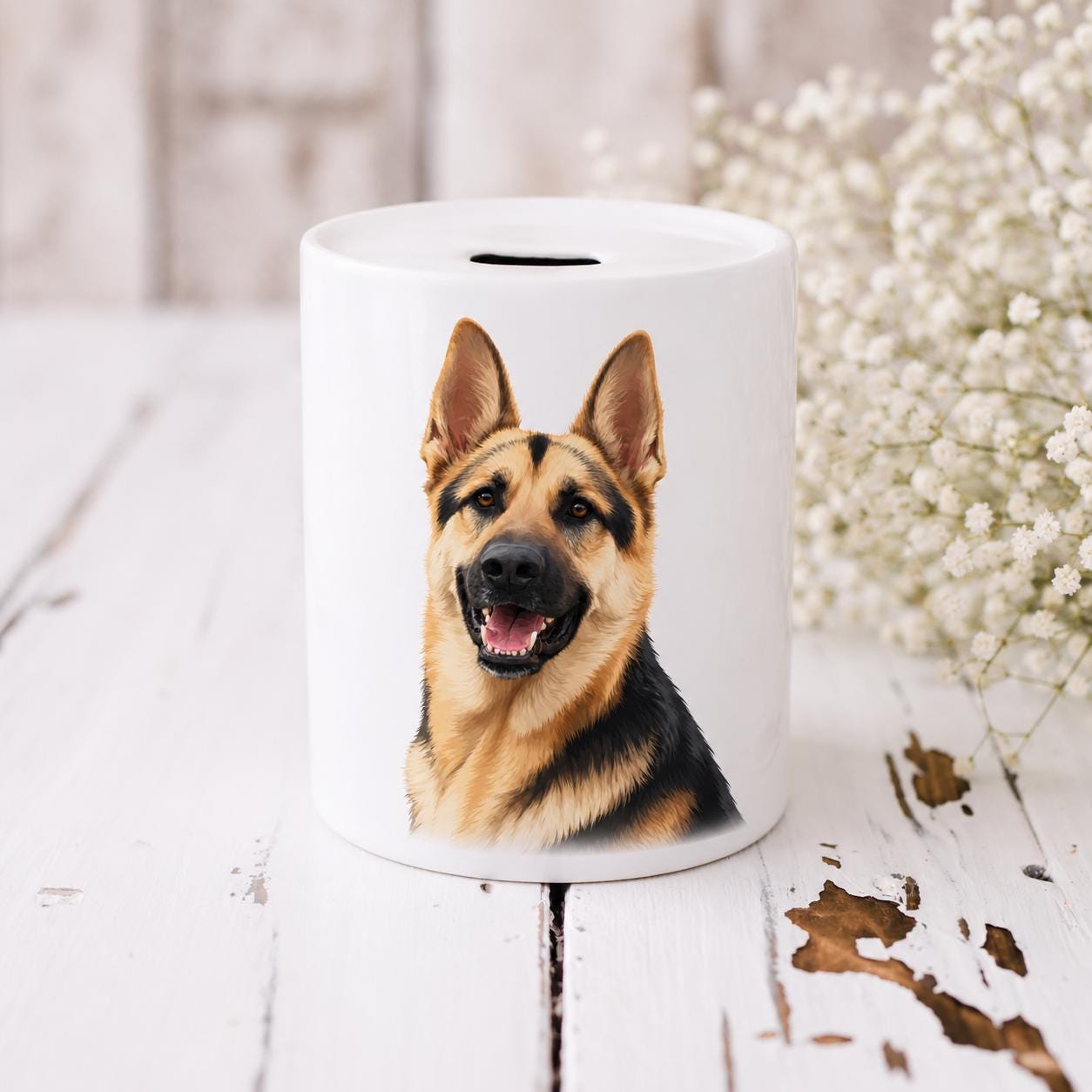 Spardose | mit Deinem Hund in Aquarell | statt Geld schenken | personalisiert | Geschenk Hundeliebhaber