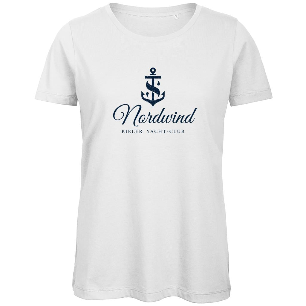 Personalisiertes Damen Bio T-Shirt mit Bootsname – Premium Shirt für Seglerinnen, Yachtbesitzerinnen & Bootsliebhaberinnen