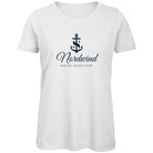 Personalisiertes Damen Bio T-Shirt mit Bootsname – Premium Shirt für Seglerinnen, Yachtbesitzerinnen & Bootsliebhaberinnen