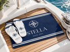 Personalisierte Flip-Flops mit Bootsname – maritime Badelatschen für Boot, Strand & Urlaub | Yacht Geschenk | Segelurlaub