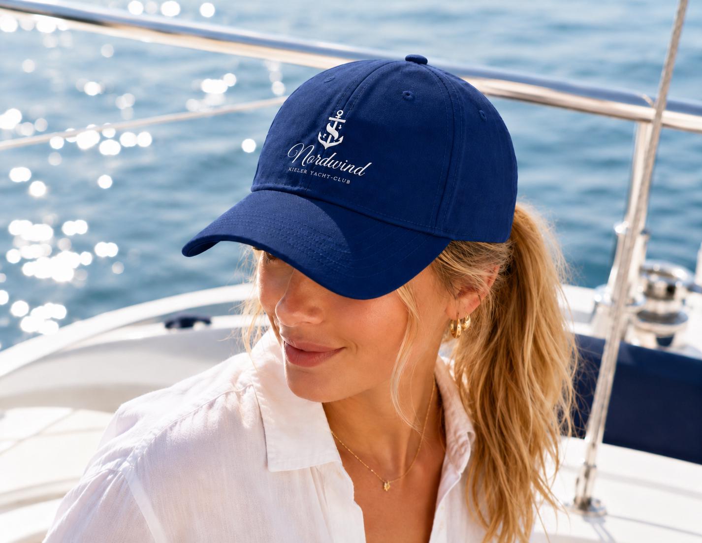 Personalisierte Dad Cap mit Bootsname, Anker & Heimathafen | maritime Cap für Skipper, Segler Geschenk, Boot Kappe personalisiert | Unisex
