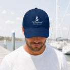 Personalisierte Dad Cap mit Bootsname, Anker & Heimathafen | maritime Cap für Skipper, Segler Geschenk, Boot Kappe personalisiert | Unisex