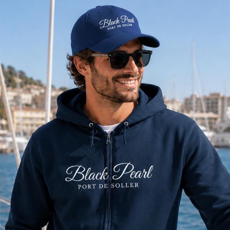 Personalisierte Dad Cap mit Bootsname, Anker & Heimathafen | maritime Cap für Skipper, Segler Geschenk, Boot Kappe personalisiert | Unisex