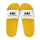 Abi Letten Schlappen Geschenk Abitur | Lustige Badelatschen Abi 2026 | Abiletten Geschenk Abifeier Abizeit Urlaub | in 6 Farben (Gr. 36-47)