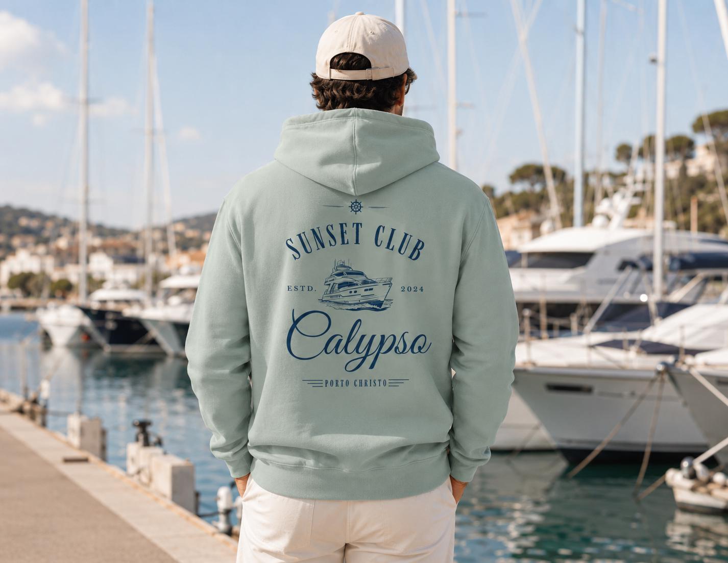 Personalisierter Herren Premium Bio Hoodie für Bootsbesitzer – maritimer Rückenprint mit Bootsname, Boot & eigenem Text | in 3 Farben