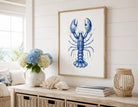 Poster Hummer | maritime Wall Art | Beach House Decor | Wand Deko | Coastal Wall Art