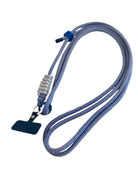 Lange Handyketten | blau, grau oder grün | universal Schnur Band für alle Mobiltelefone inkl. Adapter