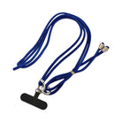 Lange Handyketten | blau, grau oder grün | universal Schnur Band für alle Mobiltelefone inkl. Adapter