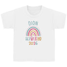 Personalisiertes Schulkind T-Shirt 2026 mit Name – Einschulungs-Shirt mit Regenbogen & Schultüte