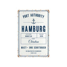 Personalisiertes Blechschild für Bootsbesitzer – Port Authority