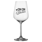 Personalisiertes Weinglas mit Name | Cheers, Cin Cin oder Santé | Geschenk für Frauen & Mädelsabend