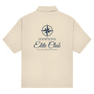 Hampton Elite Club Polo Shirt | Maritimes Unisex Poloshirt mit Kompass Motiv | Küstenlook Geschenk für Segler & Bootsliebhaber