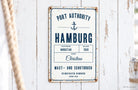 Personalisiertes Blechschild für Bootsbesitzer – Port Authority