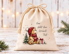 Personalisierter Geschenkbeutel mit Bärchen | liebevolle Verpackung für Überraschungen zum Nikolaus, Wichteln oder Weihnachten | in 3 Größen