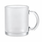 Personalisierte satinierte Glastasse | niedliche Weihnachtsmotive und dein Name | Teetasse
