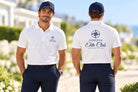 Hampton Elite Club Polo Shirt | Maritimes Unisex Poloshirt mit Kompass Motiv | Küstenlook Geschenk für Segler & Bootsliebhaber