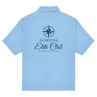 Hampton Elite Club Polo Shirt | Maritimes Unisex Poloshirt mit Kompass Motiv | Küstenlook Geschenk für Segler & Bootsliebhaber