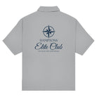Hampton Elite Club Polo Shirt | Maritimes Unisex Poloshirt mit Kompass Motiv | Küstenlook Geschenk für Segler & Bootsliebhaber