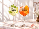 Personalisiertes Weinglas | Spritzglas – bedruckt mit Wunschname und Wunschtext