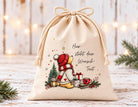 Personalisierter Geschenkbeutel mit Bärchen | liebevolle Verpackung für Überraschungen zum Nikolaus, Wichteln oder Weihnachten | in 3 Größen