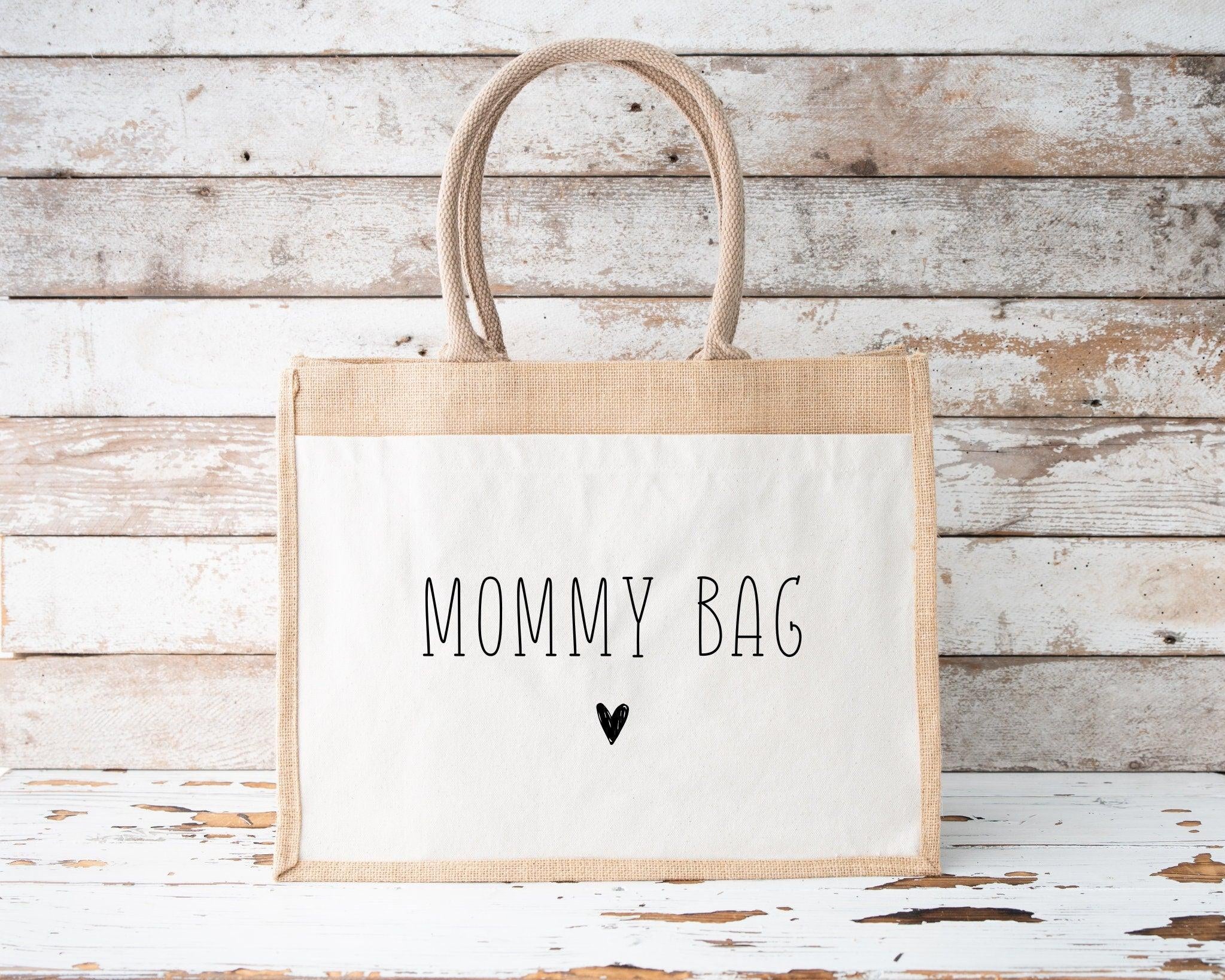 Jutetasche | Mommy Bag Tasche | Stofftasche Shopper - Roo's Gift Shop