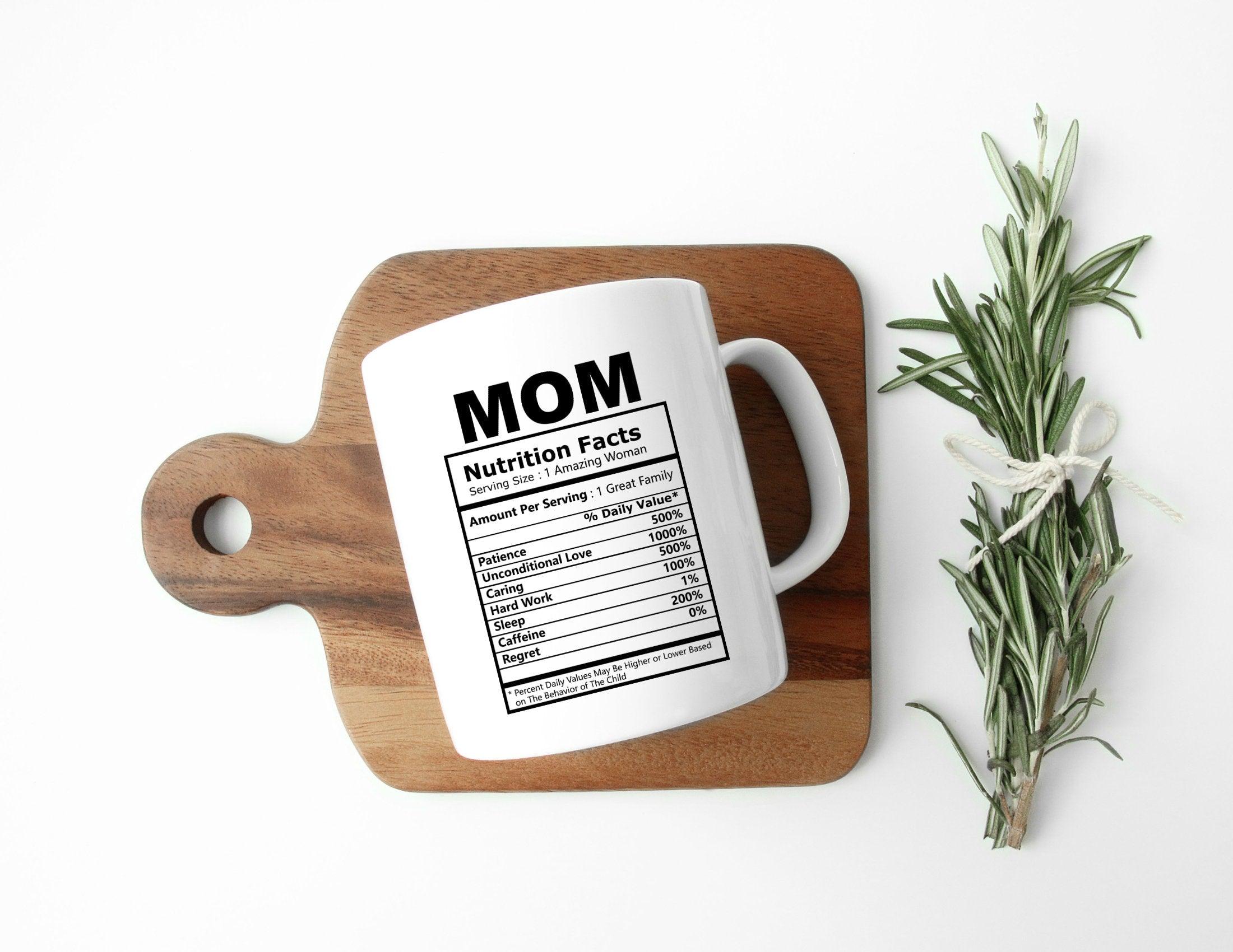 Mom Tasse  - Nutrition Facts Roo's Gift Shop