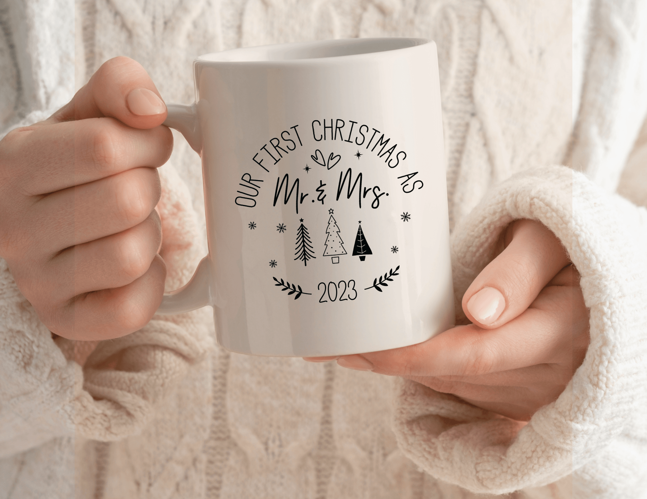Keramiktasse | erstes Weihnachten als Mr. & Mrs. - Roo's Gift Shop