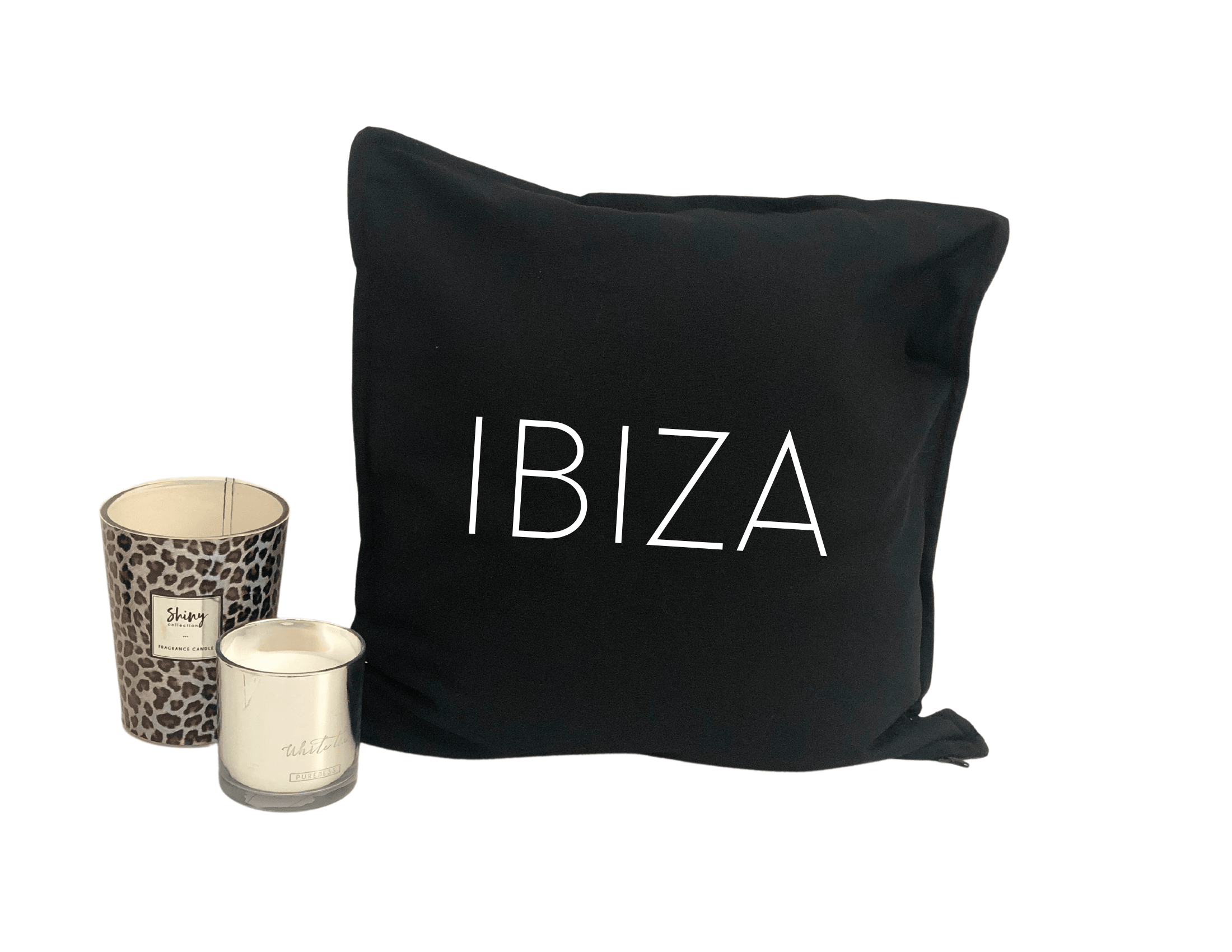 Kissen | IBIZA | schwarz, grau, sand, weiß - Roo's Gift Shop