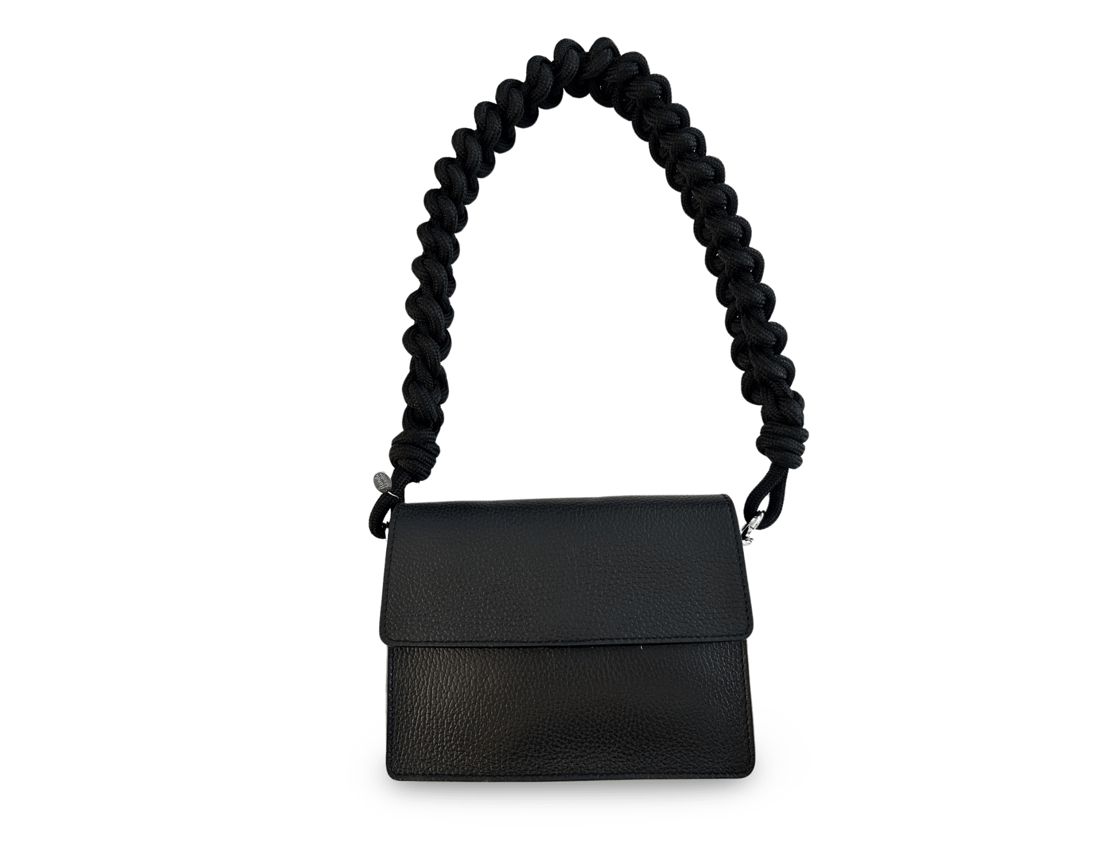 Kleine schwarze Handtasche | Echt Leder | Tasche | schwarz | Extragurt optional - Roo's Gift Shop