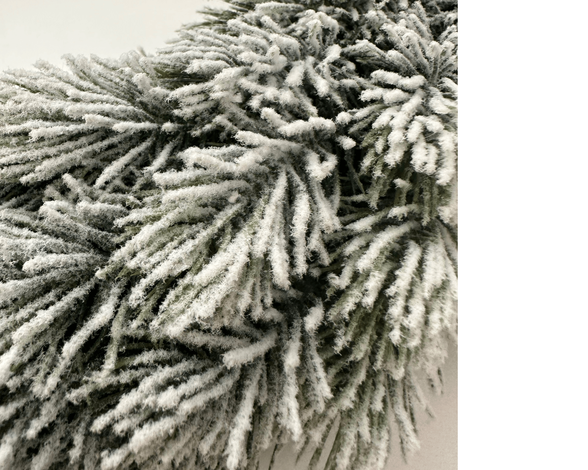 Kranz Weihnachten | Tanne mit Schnee | Durchmesser 40 cm - Roo's Gift Shop