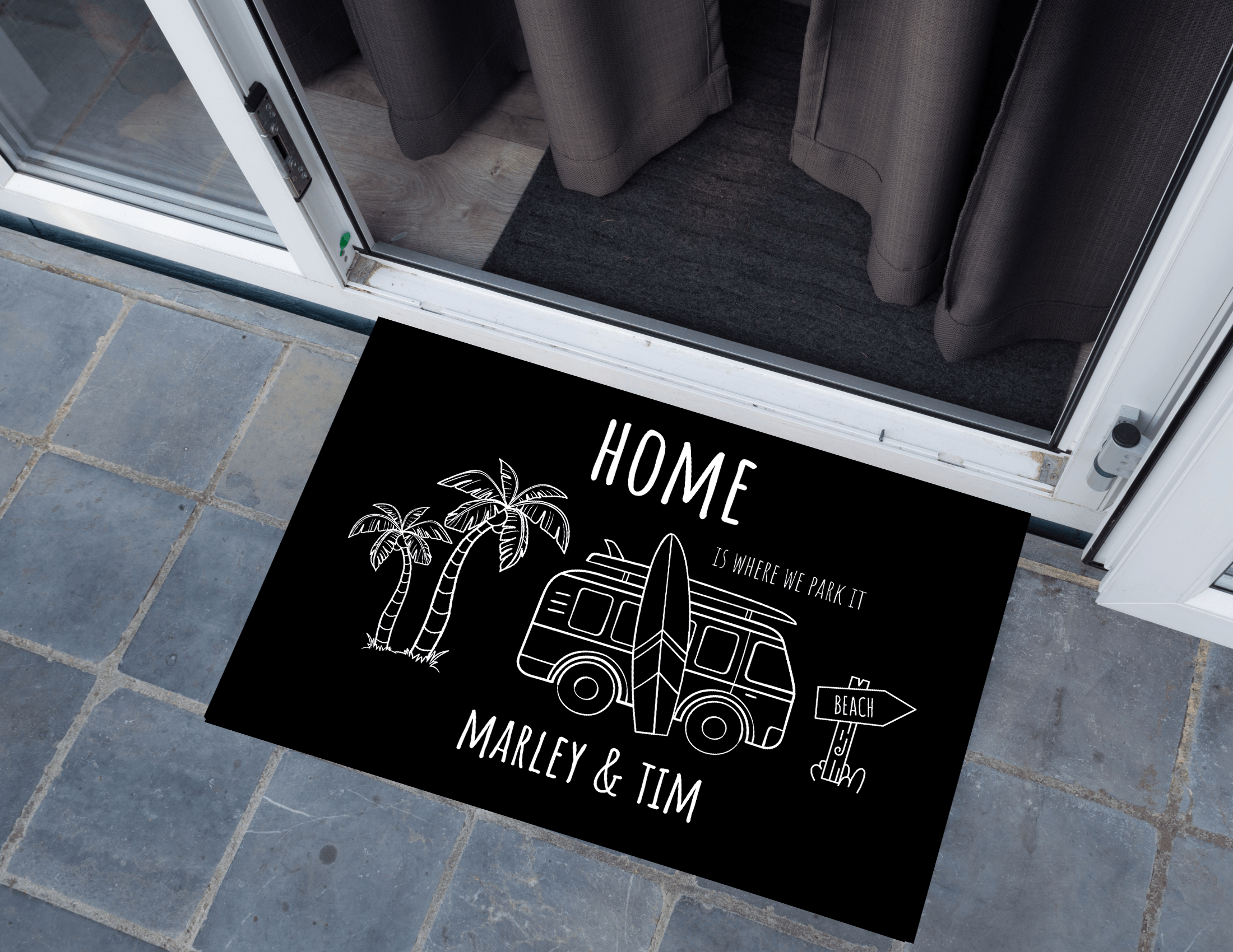 Fußmatte Camper | Personalisiert | Wohnmobil Camping - Roo's Gift Shop