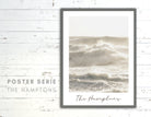 Poster | The Hamptons | Brandung | Meer - Roo's Gift Shop