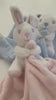 Personalisiertes Babykissen mit Namen – Hase oder Bär | Geschenk zur Geburt & Taufe