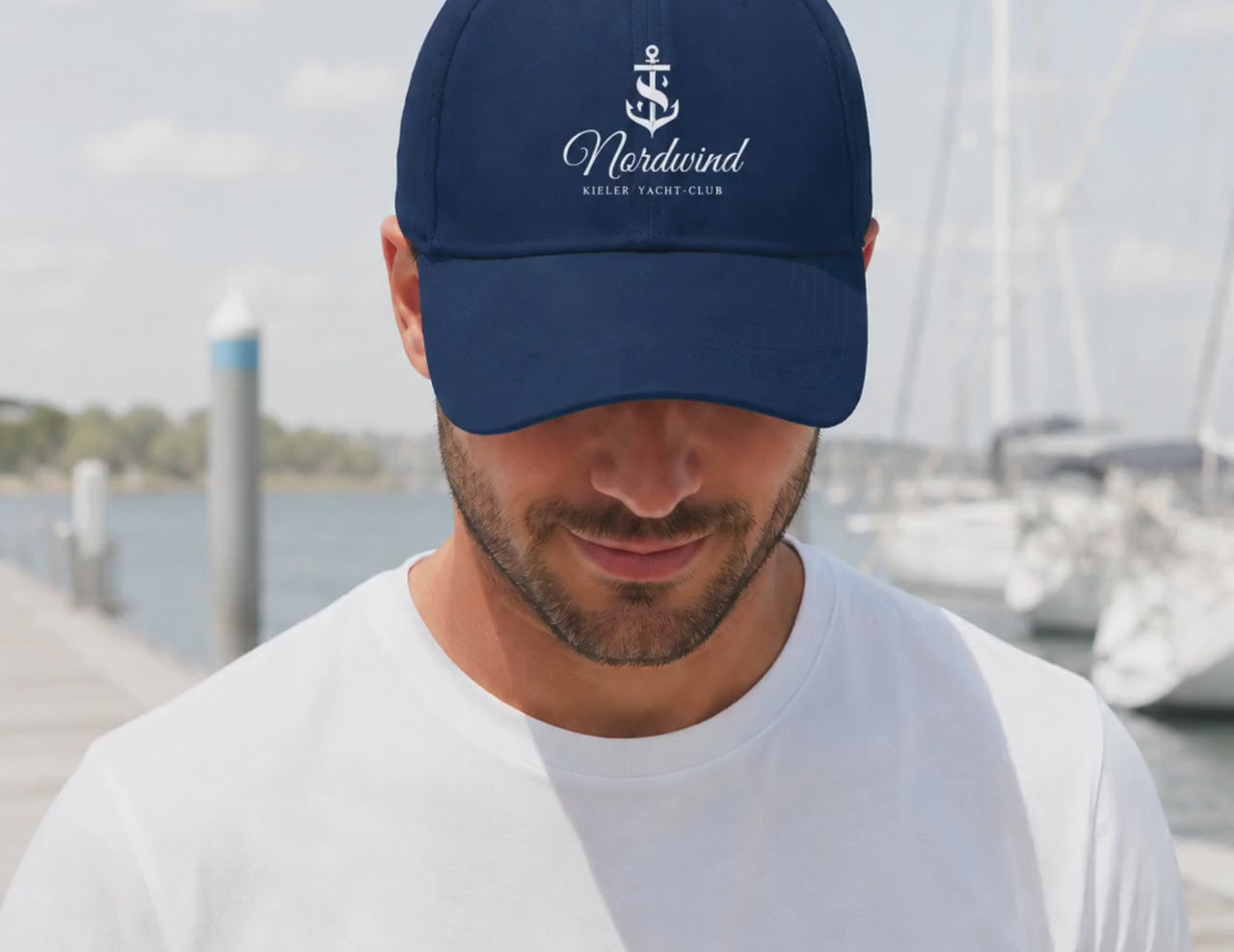 Personalisierte Sweatpants mit Bootsname | Skipper Hose Navy | Geschenk für Segler | Yacht Club Kleidung | Heimathafen & Bootsname