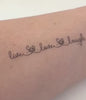 Tattoo | JGA | temporäres Tattoo mit Namen | 3er Set