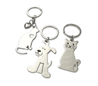 Schlüsselanhänger | Chrom | Hund oder Katze - Roo's Gift Shop
