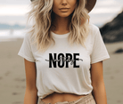 T-Shirt | Nope not today | schwarz weiß - Roo's Gift Shop